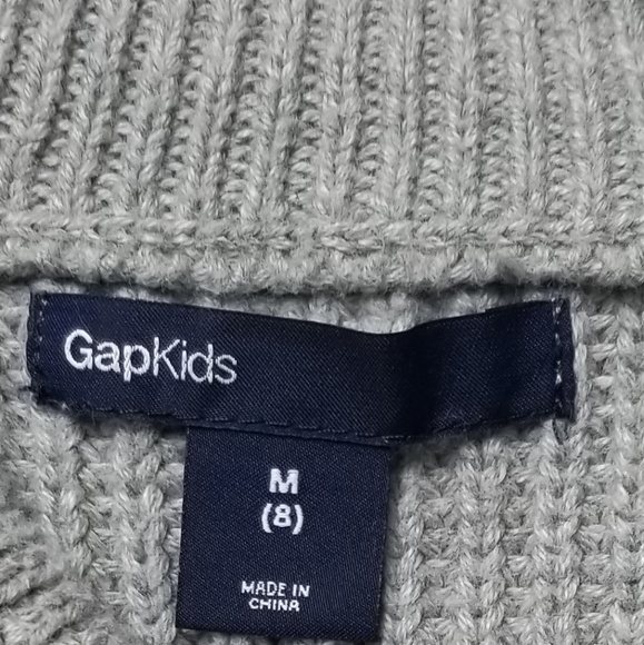 Baby Gap Sweater Zip Up Gray - Picture 4 of 8